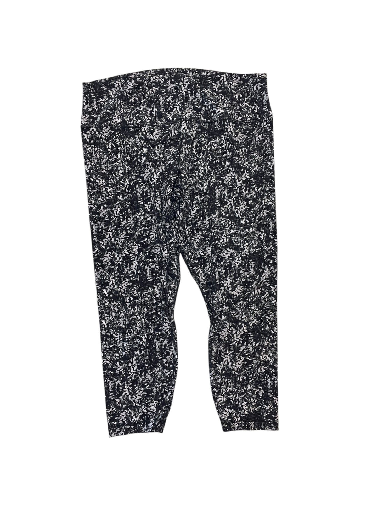 Athletic Leggings By Lululemon In Black, Size:1X