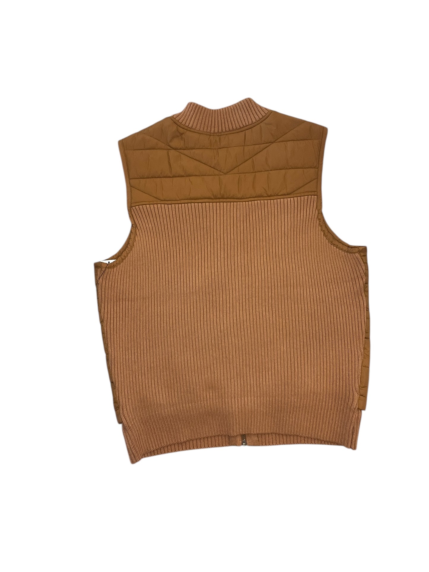 Vest Puffer & Quilted By Liverpool In Brown, Size:1X