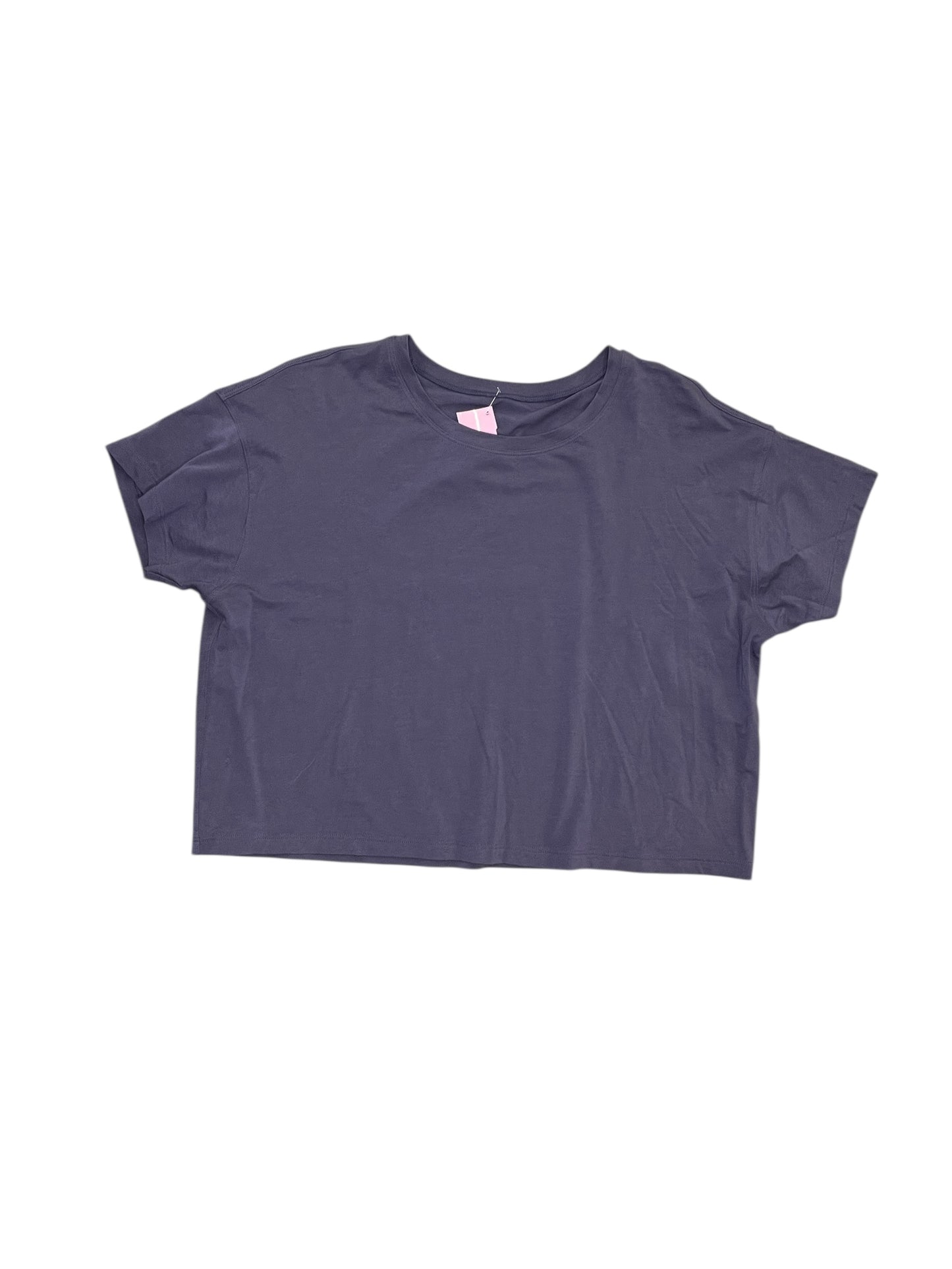 Athletic Top Ss By Lululemon In Purple, Size:M