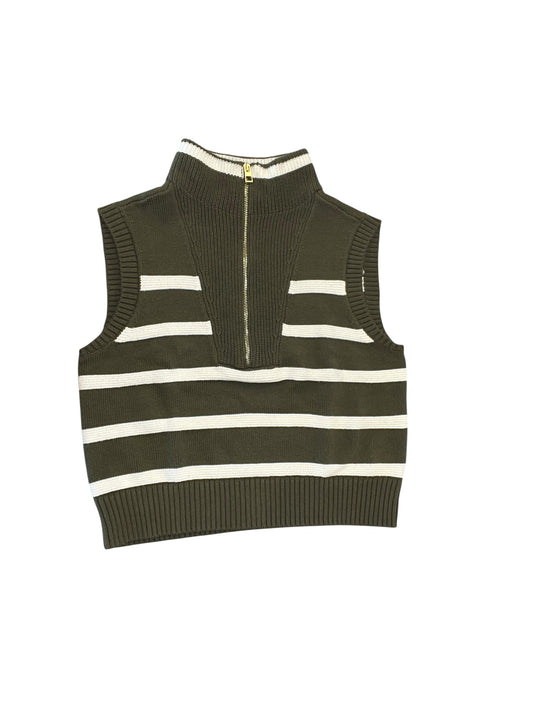 Vest Sweater By Talbots In Green, Size:Sp