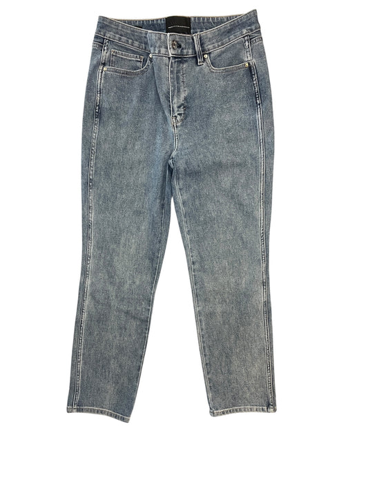 Jeans Straight By White House Black Market In Blue Denim, Size:6