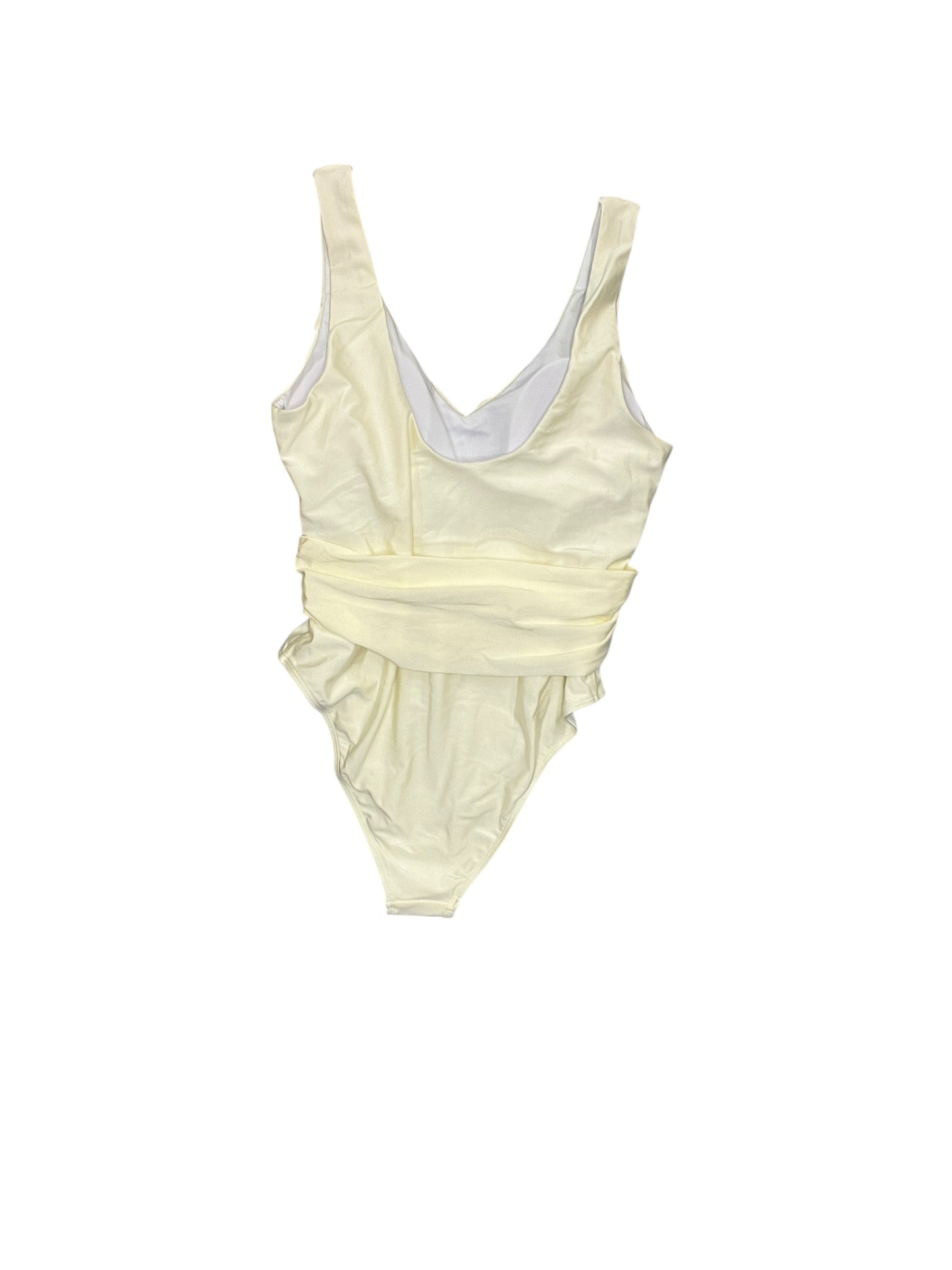 Swimsuit By Clothes Mentor In Cream, Size:L