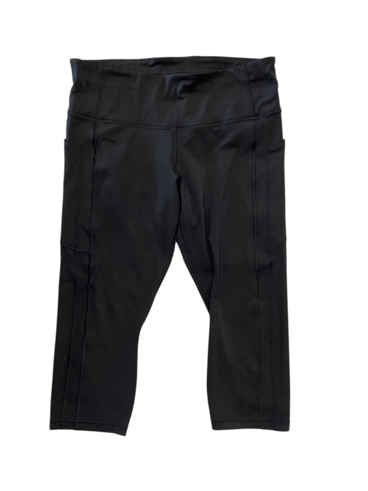 Athletic Leggings Capris By Athleta In Black, Size:L