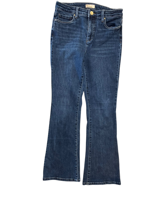 Jeans Flared By Kut In Blue Denim, Size:8