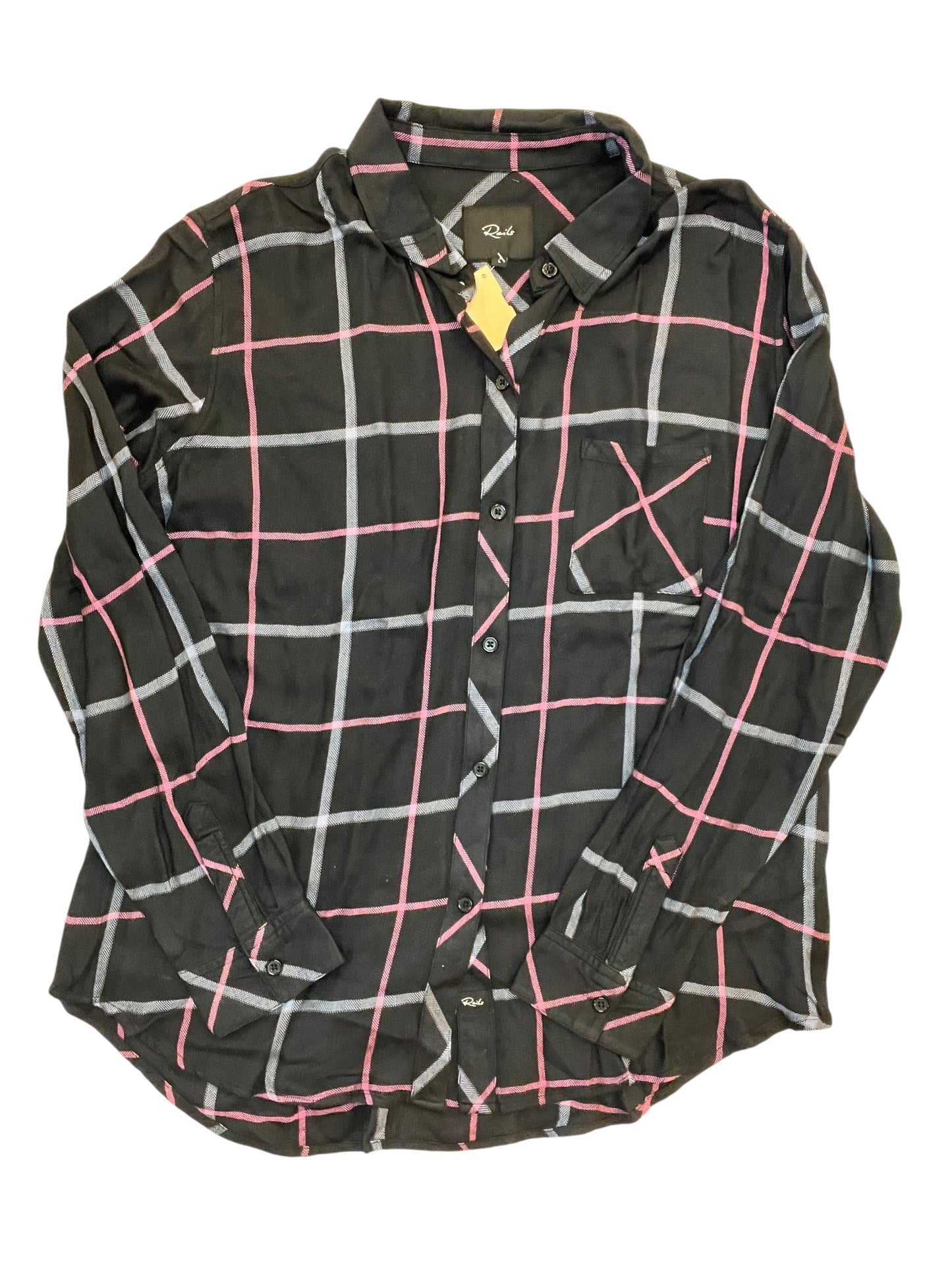 Top Ls By Rails In Black, Size:L