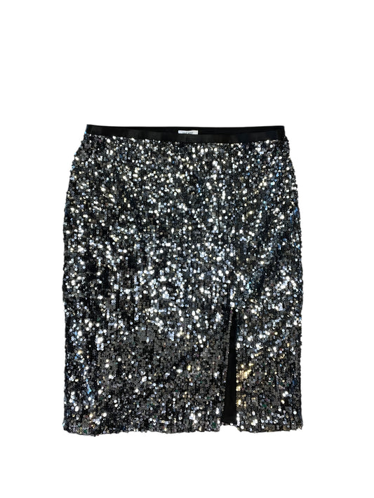 Skirt Mini & Short By Nine West Apparel In Silver, Size:Xxl