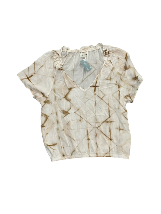 Blouse Ss By Cloth & Stone In Cream, Size:Xs