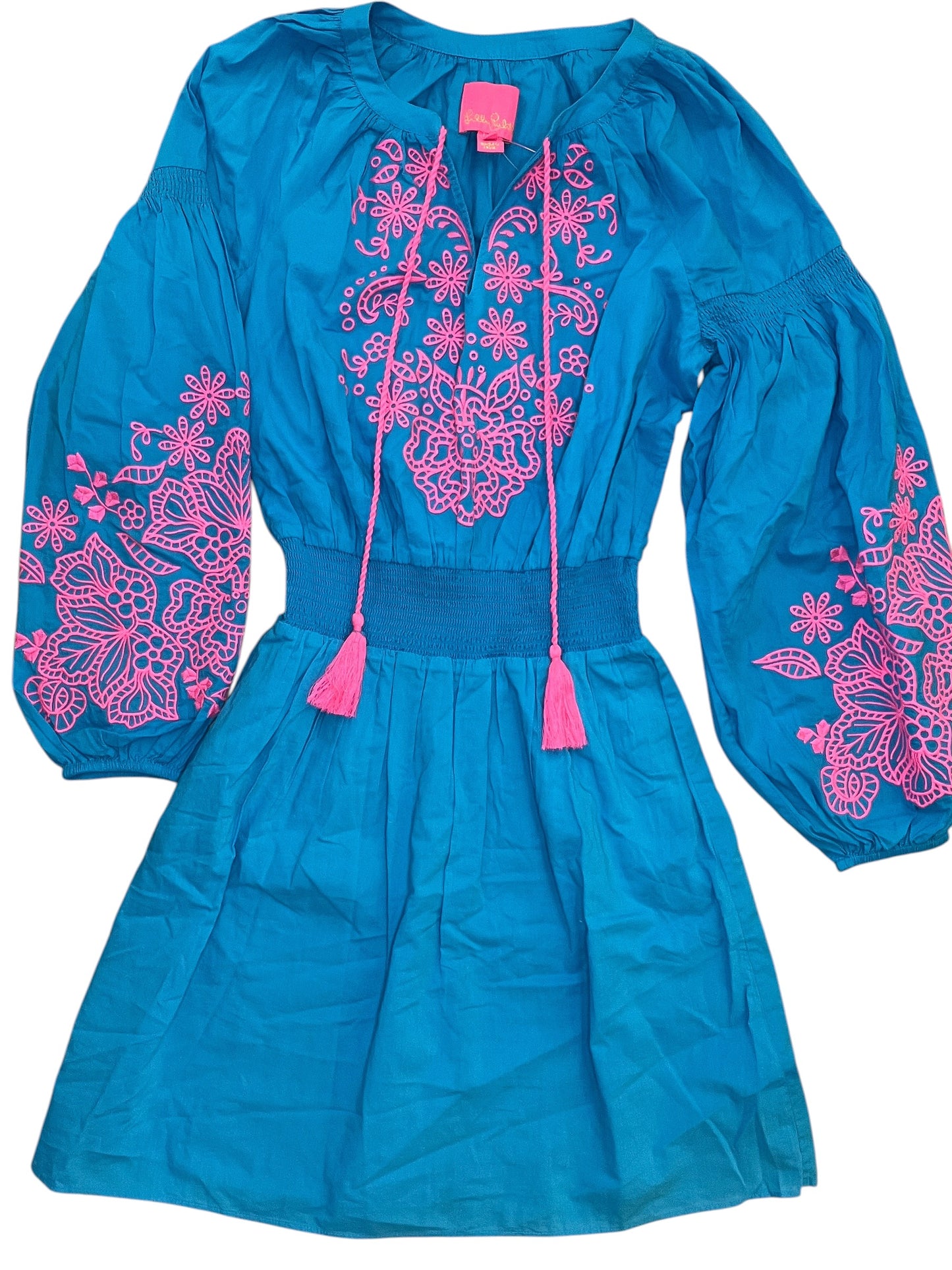 Dress Designer By Lilly Pulitzer In Blue, Size:Xs