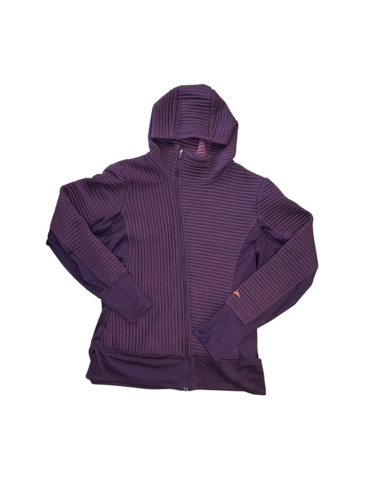 Athletic Jacket By Brooks In Purple, Size:L