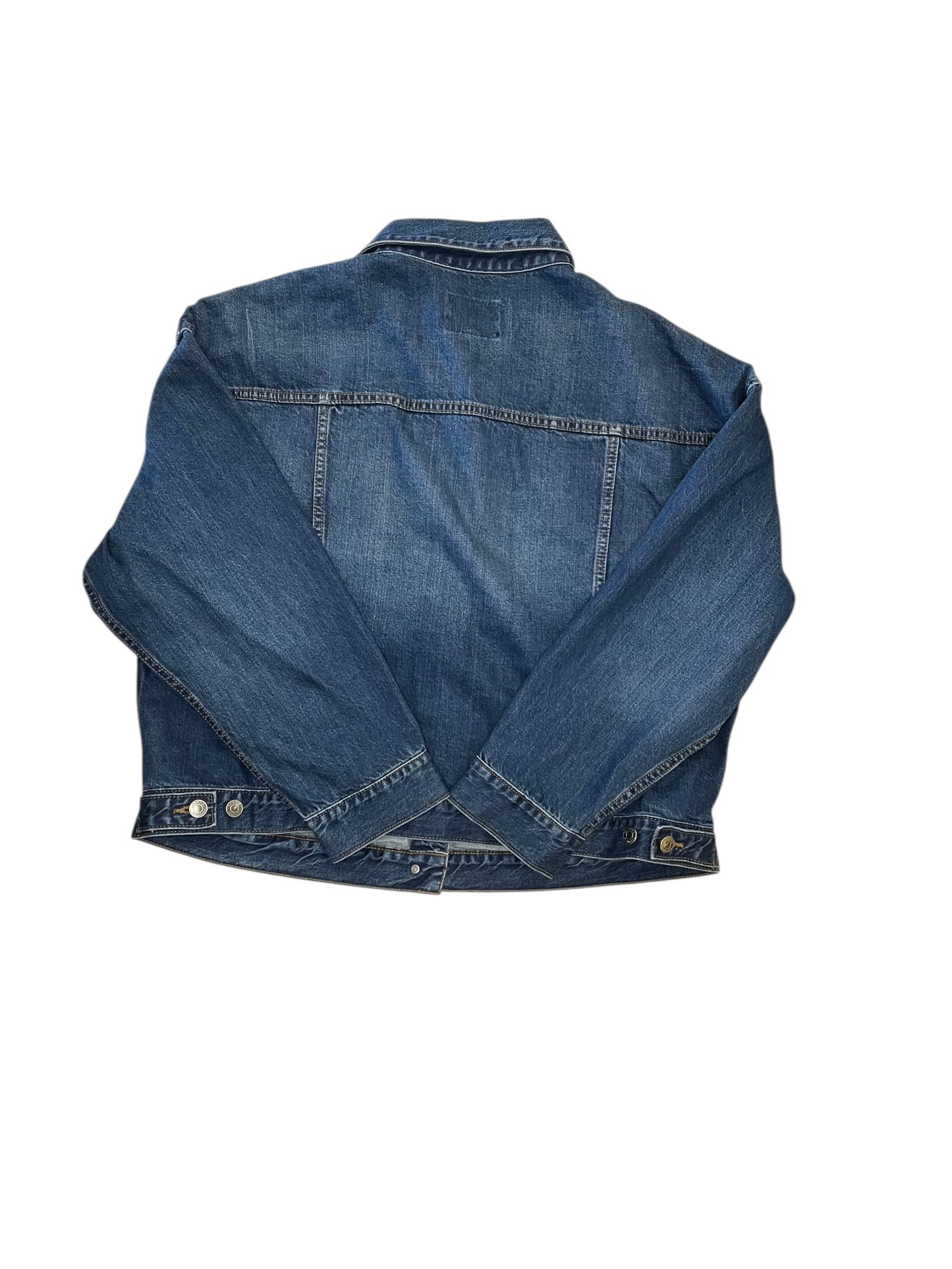 Jacket Denim By Banana Republic In Blue Denim, Size:Xl