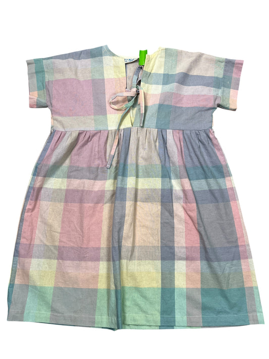 Dress Casual Midi By Cma In Plaid Pattern, Size:Xl