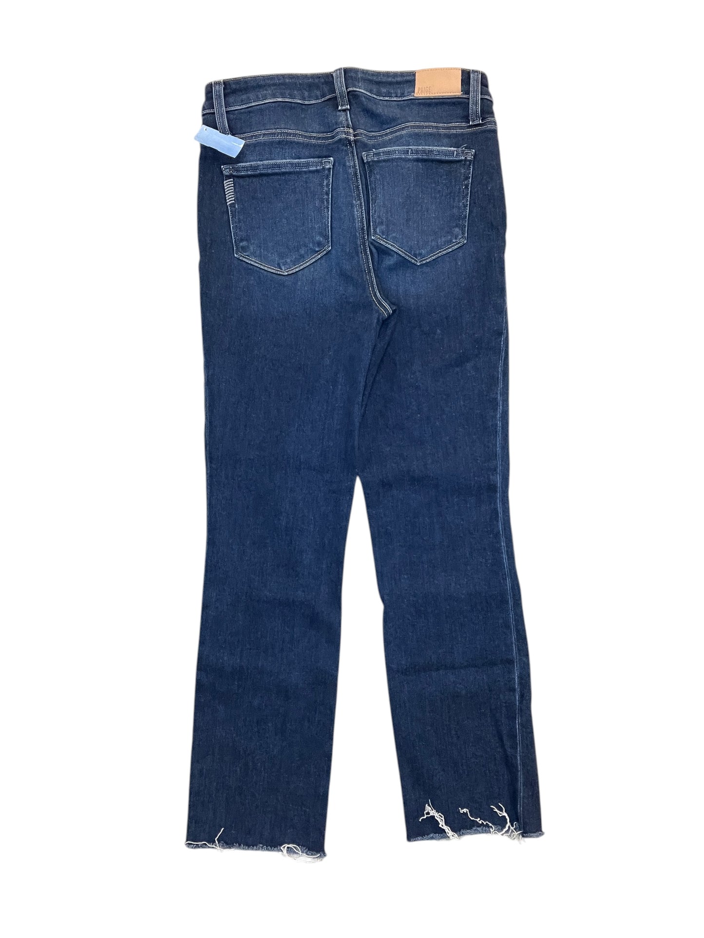 Jeans Boot Cut By Paige In Blue Denim, Size:6