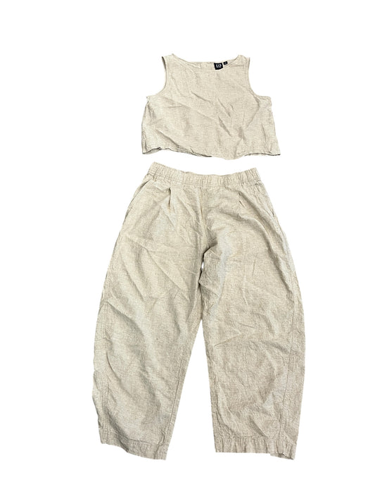 Pants Suit 2Pc By Gap In Tan, Size:M