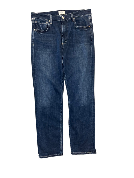 Jeans Straight By Citizens Of Humanity In Blue Denim, Size:6
