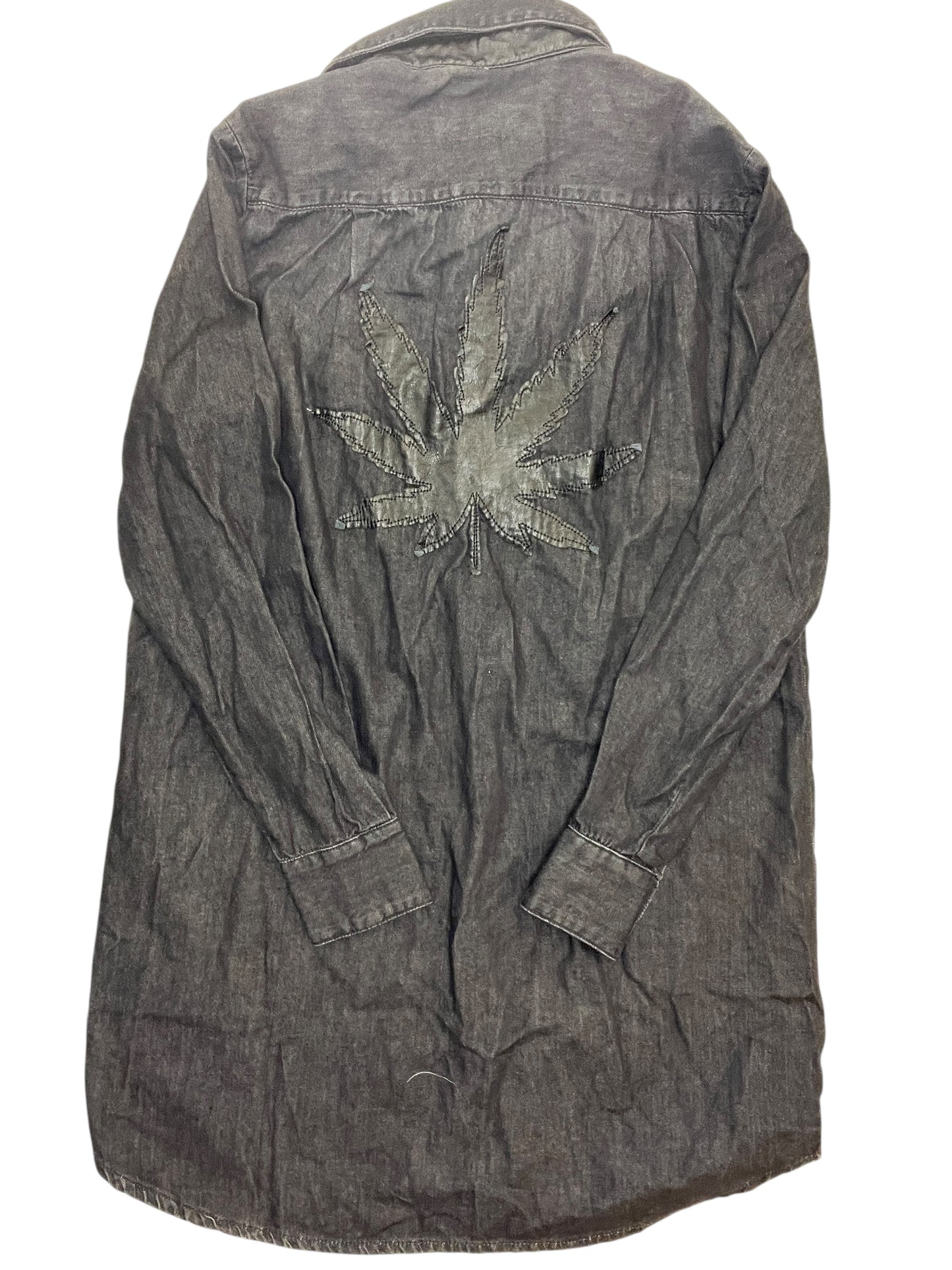 Dress Casual Short By Cma In Black Denim, Size:S