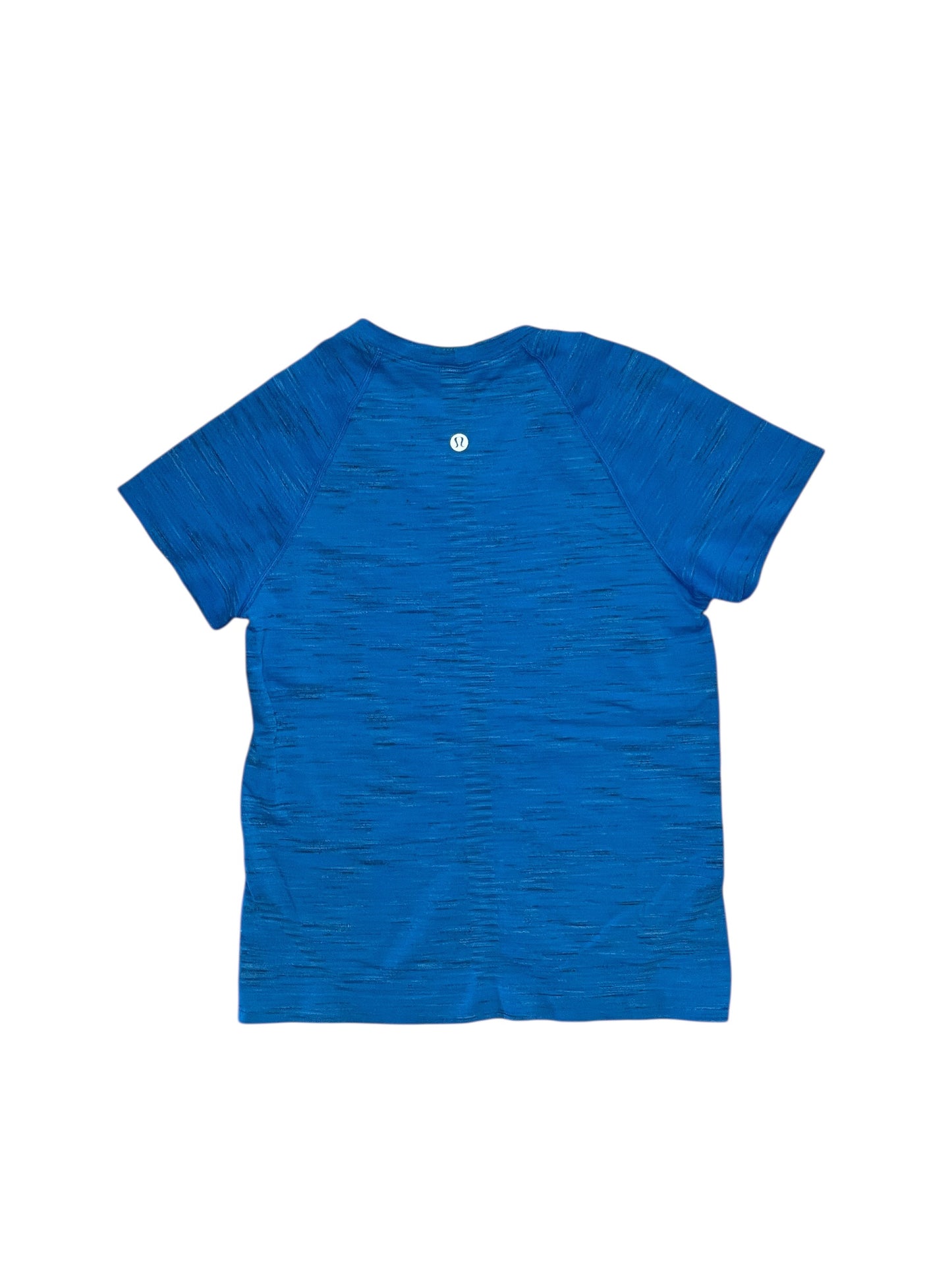 Athletic Top Ss By Lululemon In Blue, Size:S
