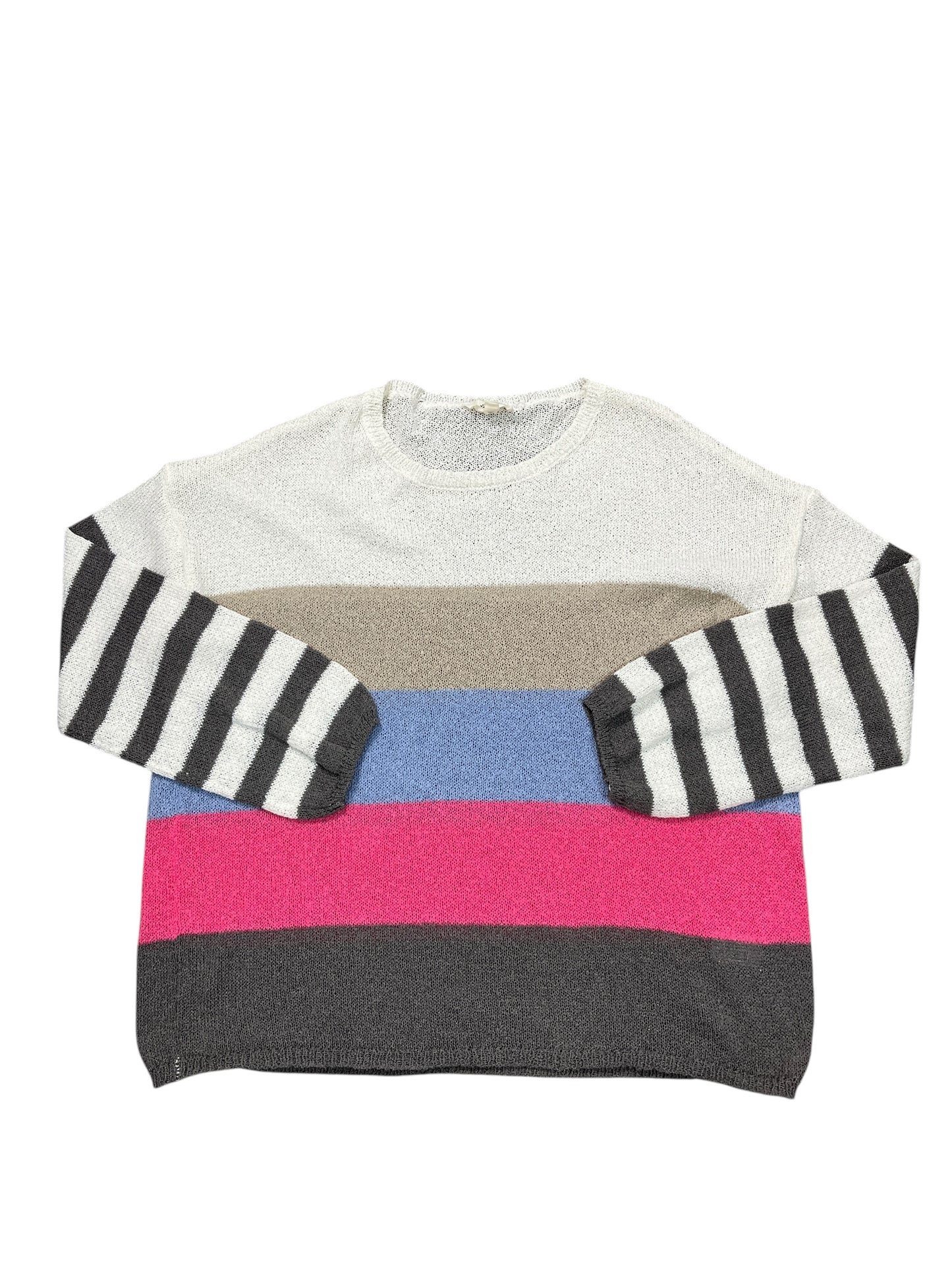 Top Ls By Ee Some In Striped Pattern, Size:M