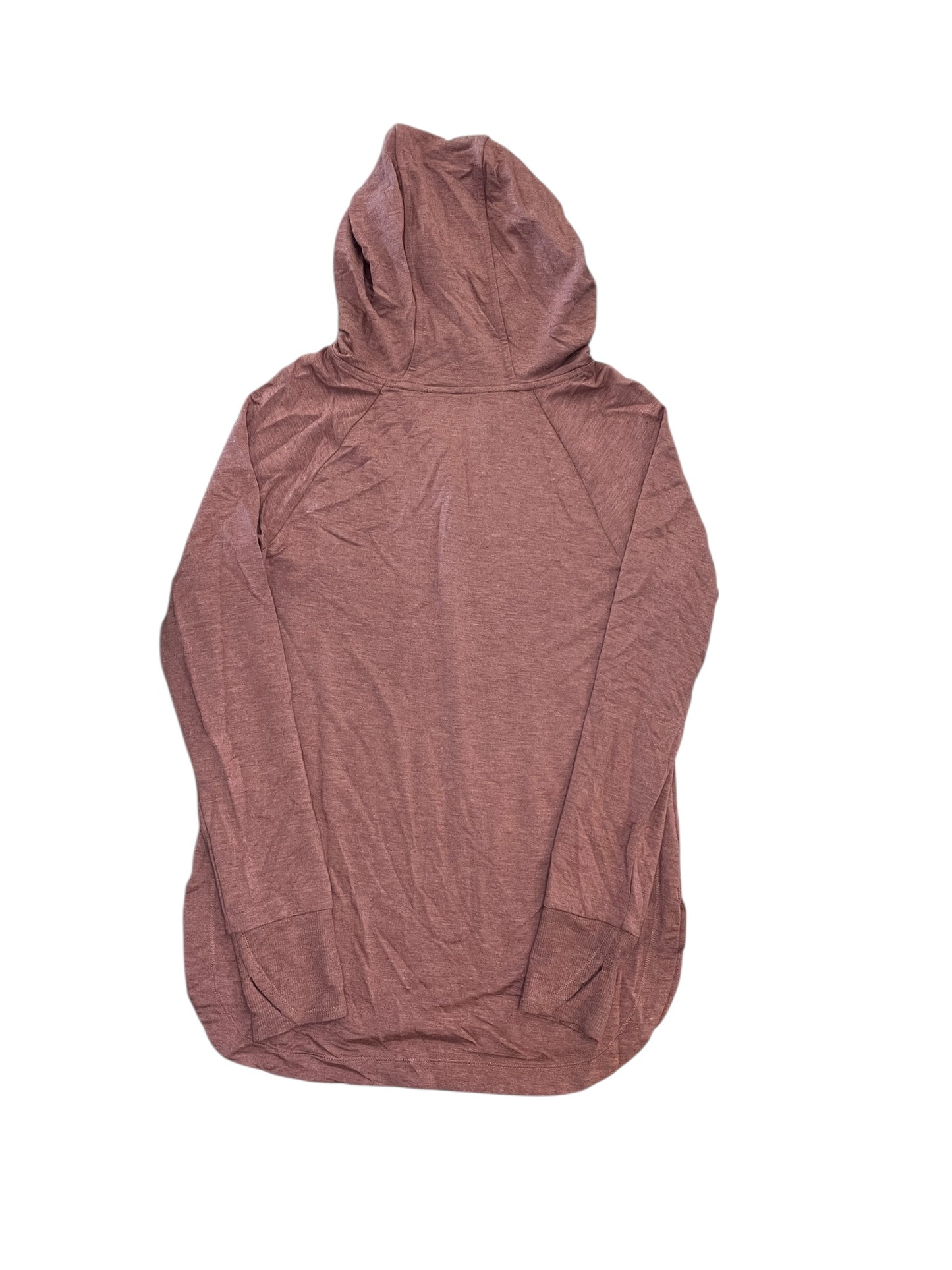 Athletic Top Ls Hoodie By Recreations In Pink, Size:M