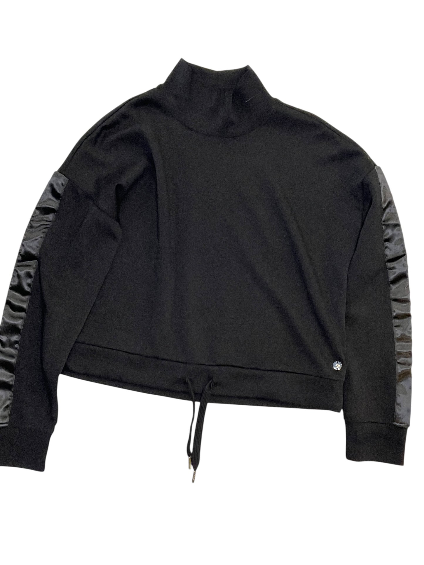Sweatshirt Collar By Andrew Marc In Black, Size:S