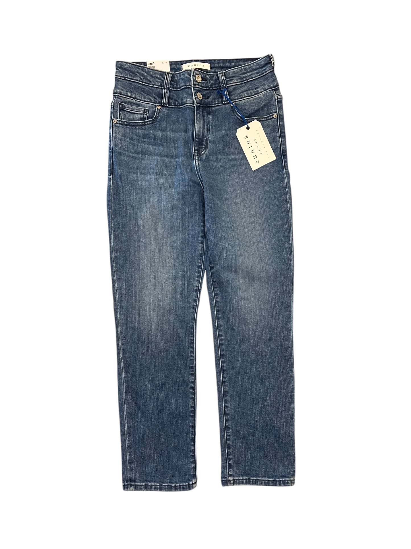 Jeans Straight By Eunina In Blue Denim, Size:4