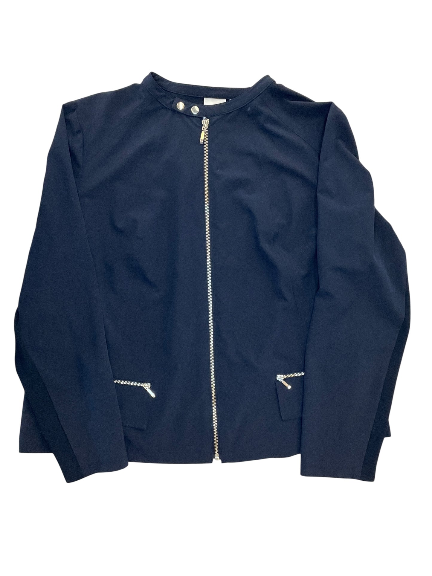 Jacket Other By Zenergy By Chicos In Navy, Size:Xl