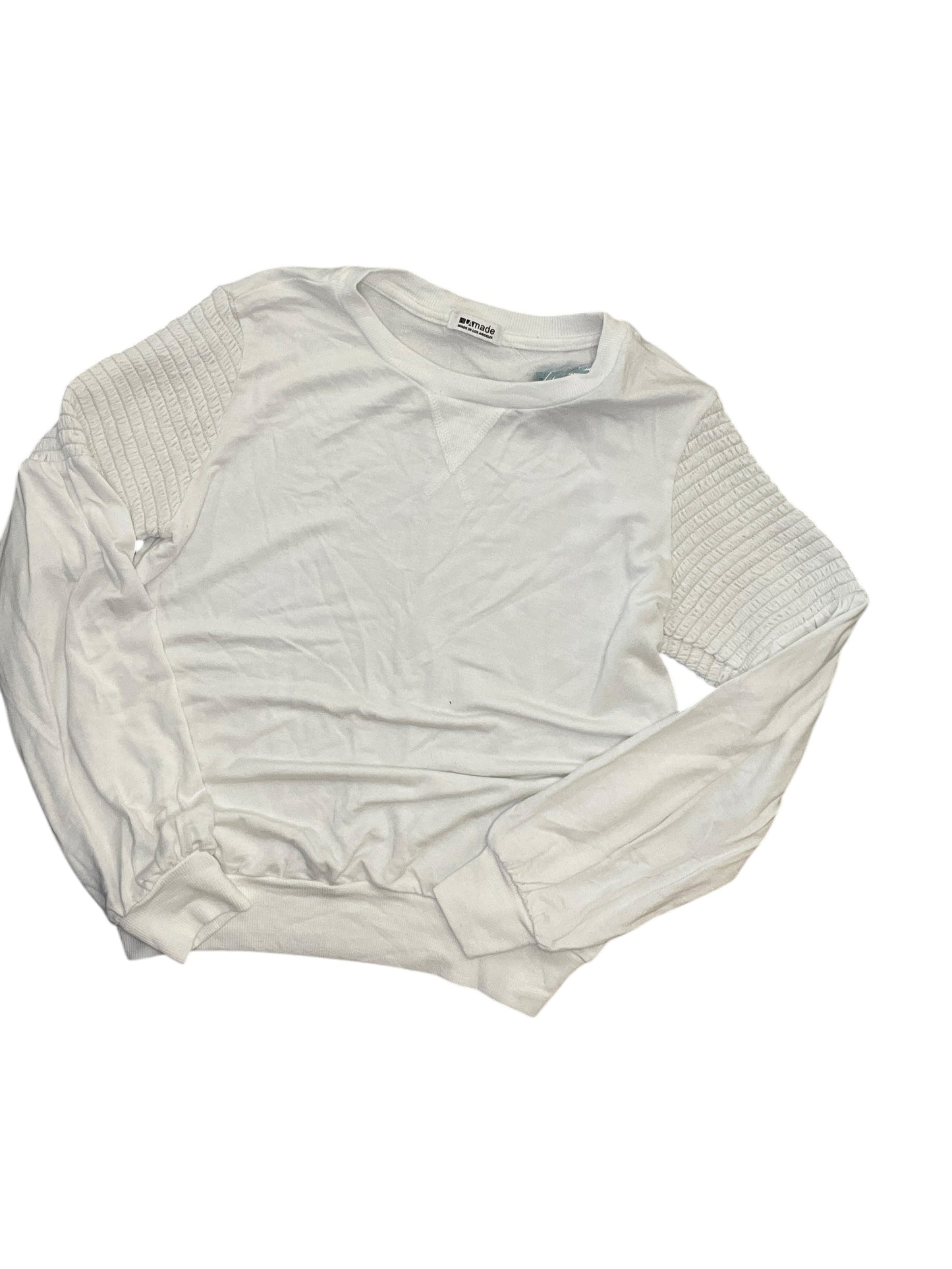 Top Ls By La Made In White, Size:S