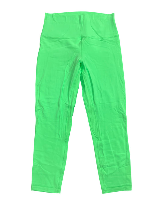 Athletic Leggings By Lululemon In Green, Size:M