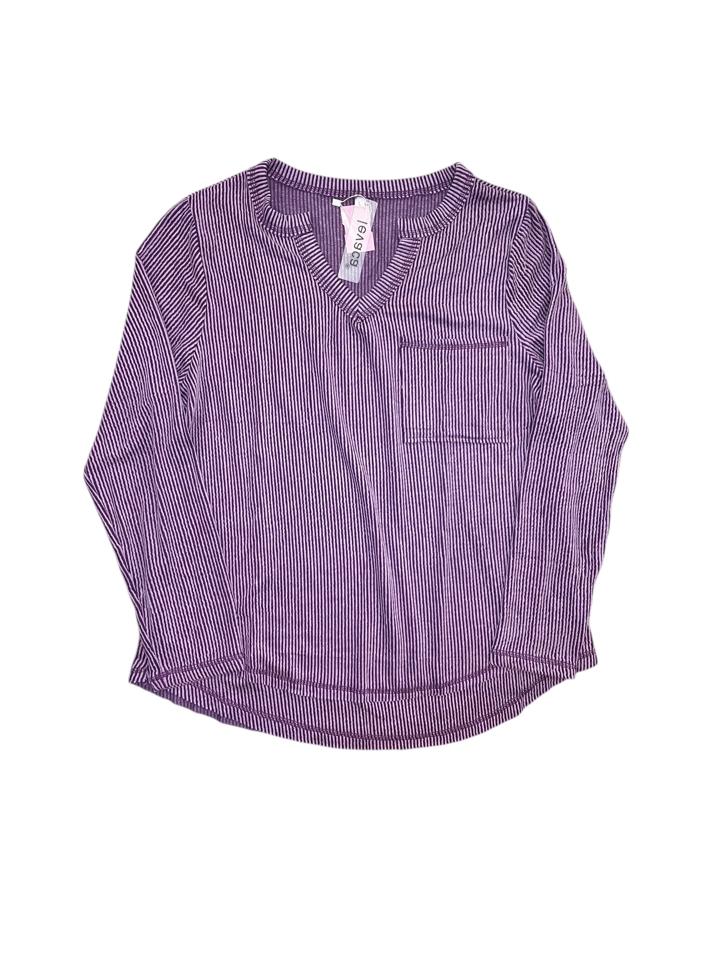 Top Ls By Clothes Mentor In Purple, Size:L