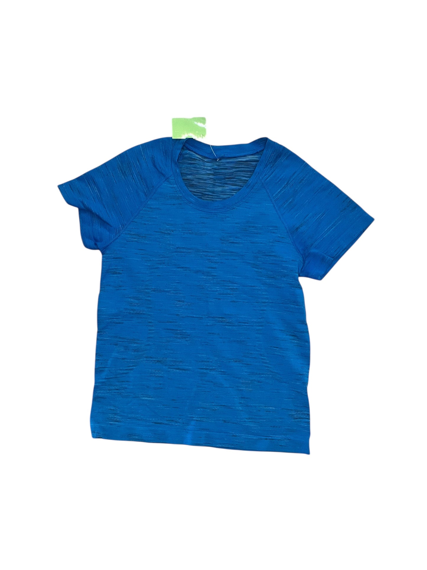 Athletic Top Ss By Lululemon In Blue, Size:S