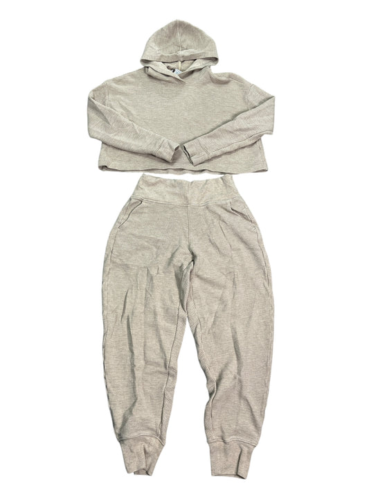 Pants Set 2Pc By Athleta In Tan, Size:S