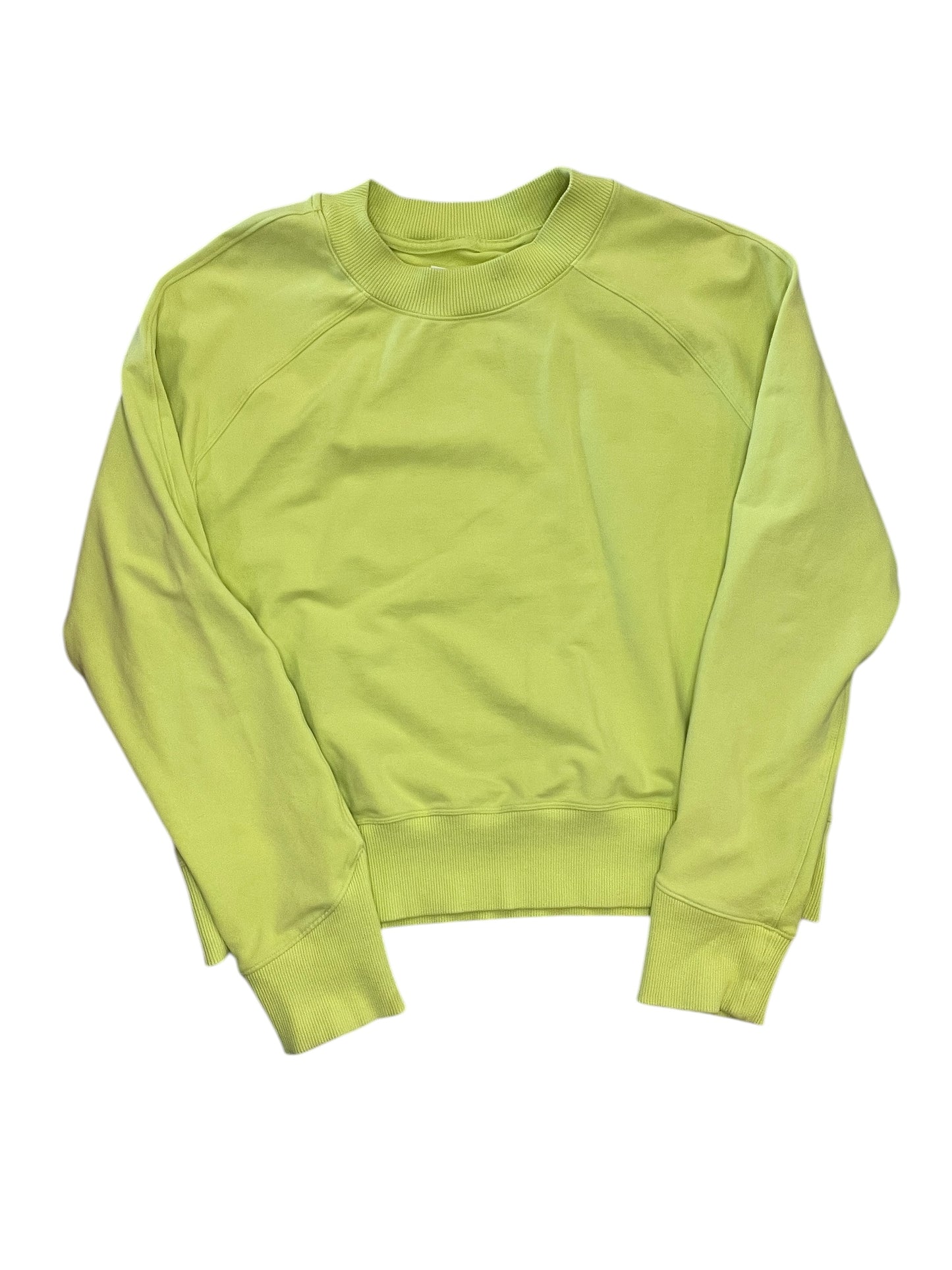 Sweatshirt Collar By Lululemon In Green, Size:S