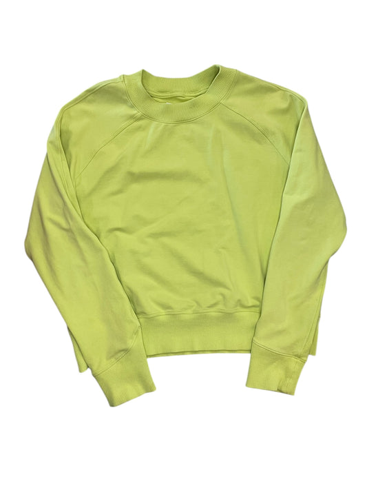 Sweatshirt Collar By Lululemon In Green, Size:S