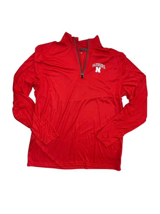 Athletic Top Ls Collar By Clothes Mentor In Red, Size:Xl