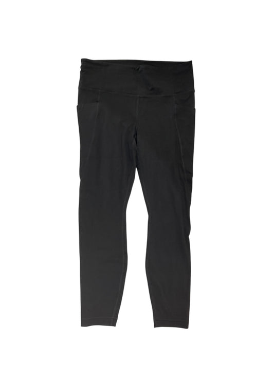 Athletic Leggings By Athleta In Black, Size:L
