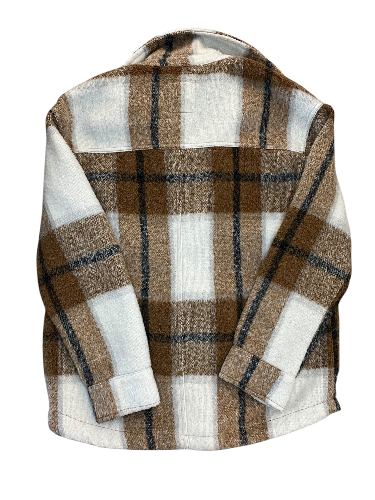 Jacket Shirt By Avec Les Filles In Orange, Size:M