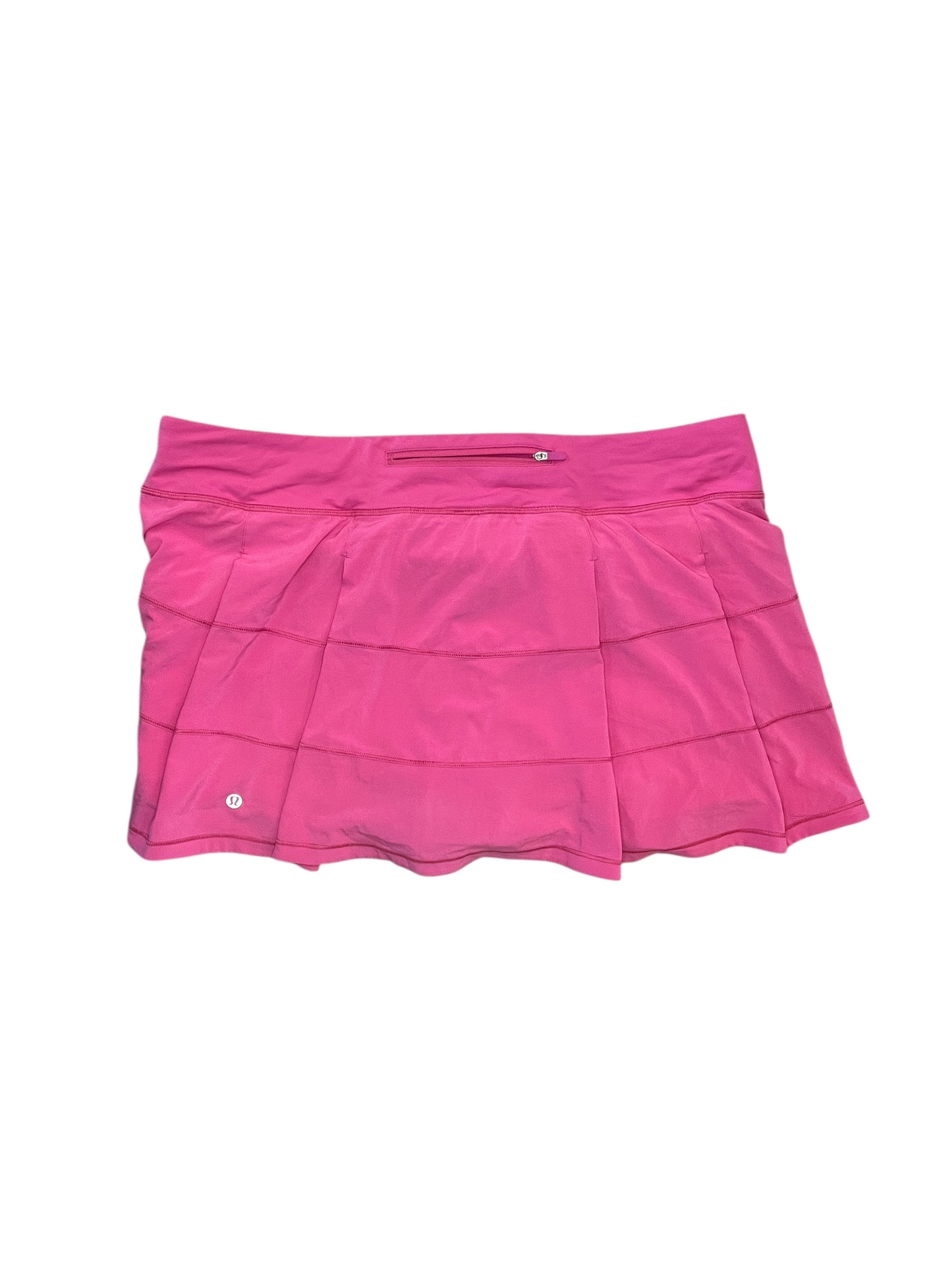 Athletic Skort By Lululemon In Pink, Size:Xl