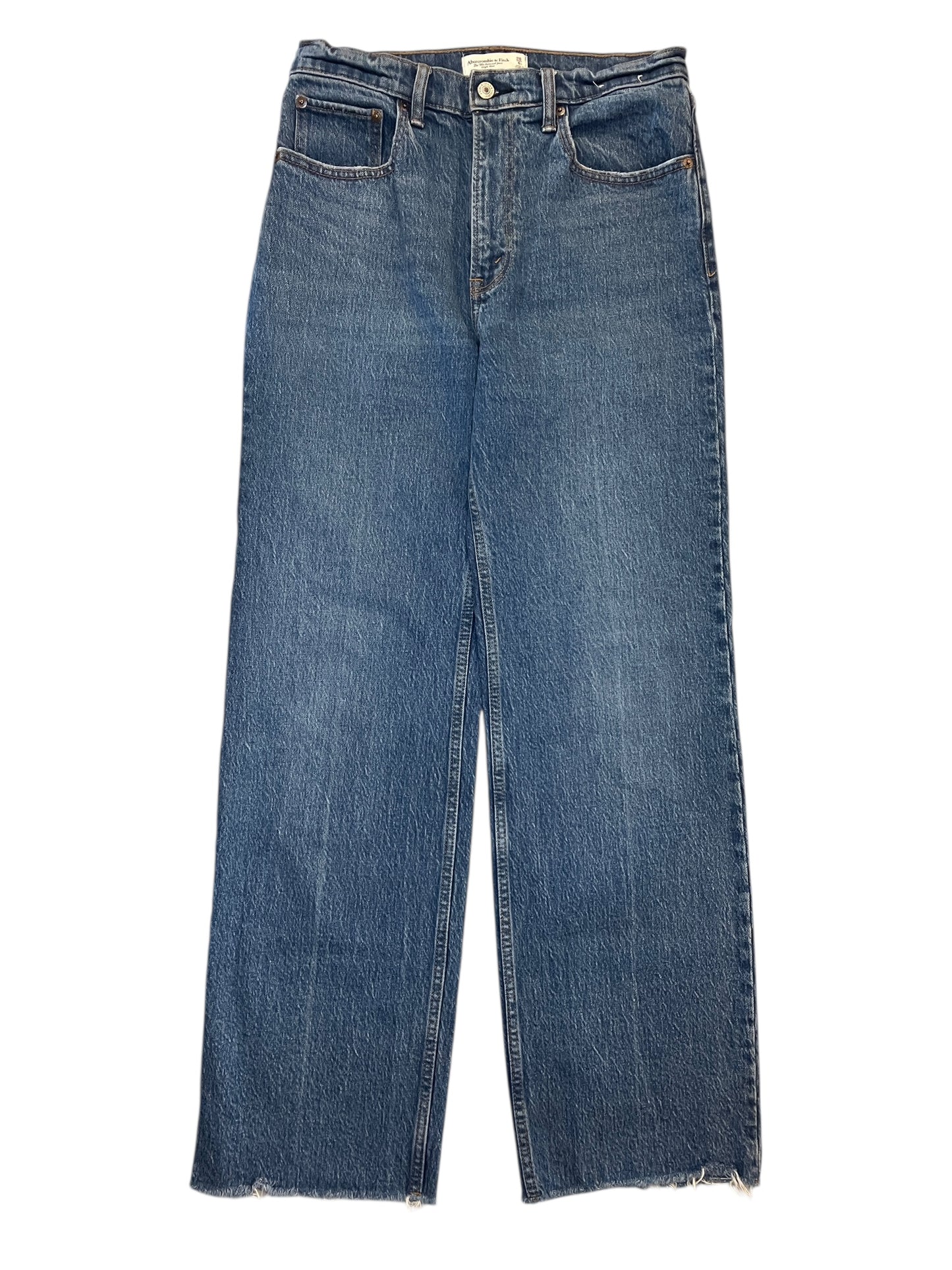 Jeans Boyfriend By Abercrombie And Fitch In Blue Denim, Size:6