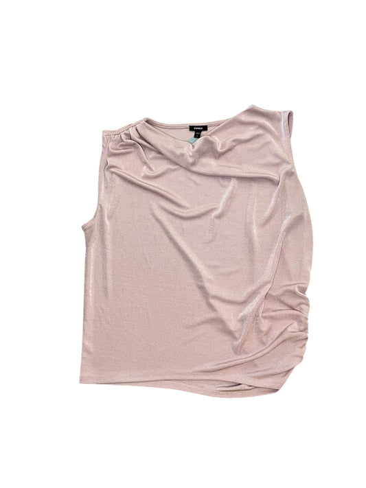 Top Sleeveless By Express In Pink, Size:S