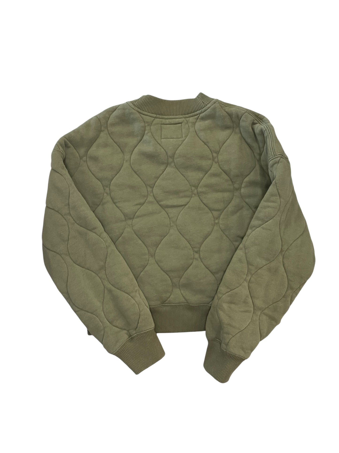 Jacket Puffer & Quilted By Abercrombie And Fitch In Green, Size:M