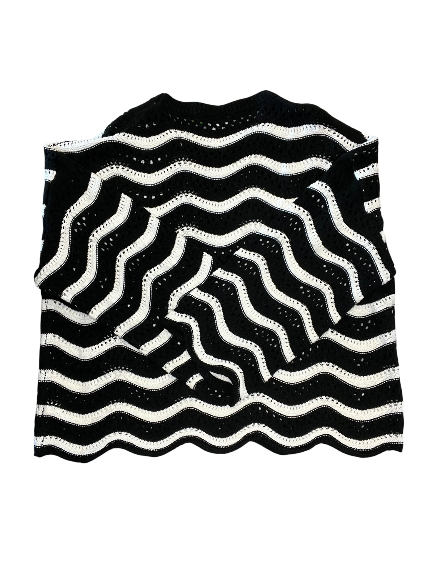 Top Ls By Chicsoul In Black & White, Size:2X