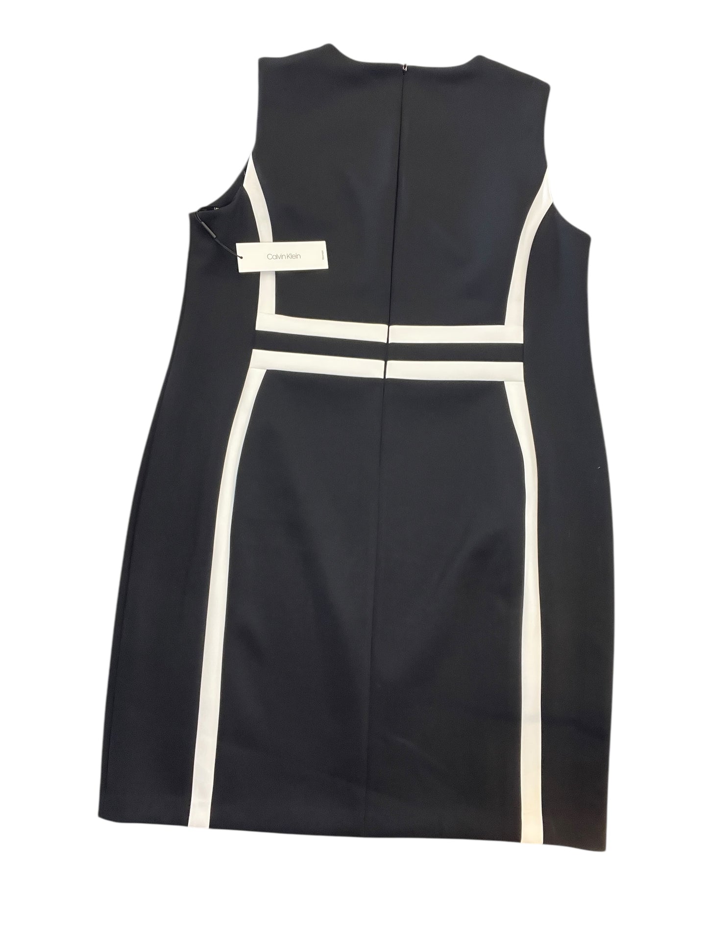 Dress Work By Calvin Klein In Black, Size:2X