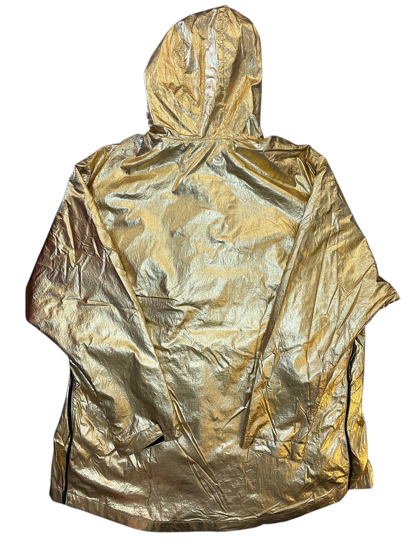 Athletic Jacket By Adidas In Gold, Size:L
