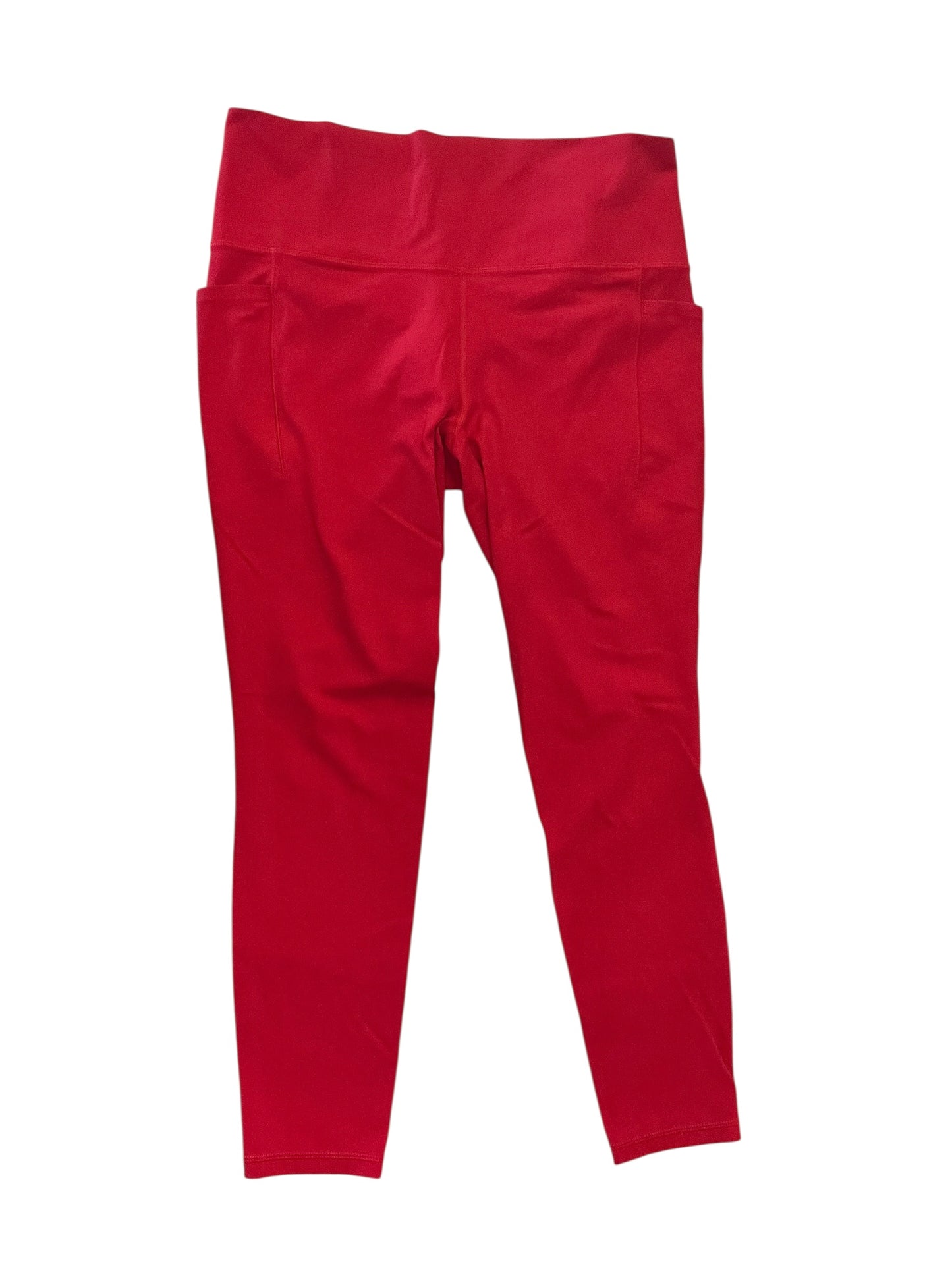 Athletic Leggings By Athleta In Red, Size:L