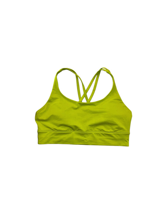 Athletic Bra By Lululemon In Green, Size:L