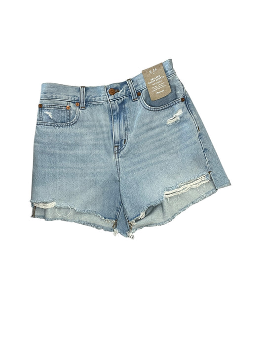 Shorts By Madewell In Blue Denim, Size:Xs