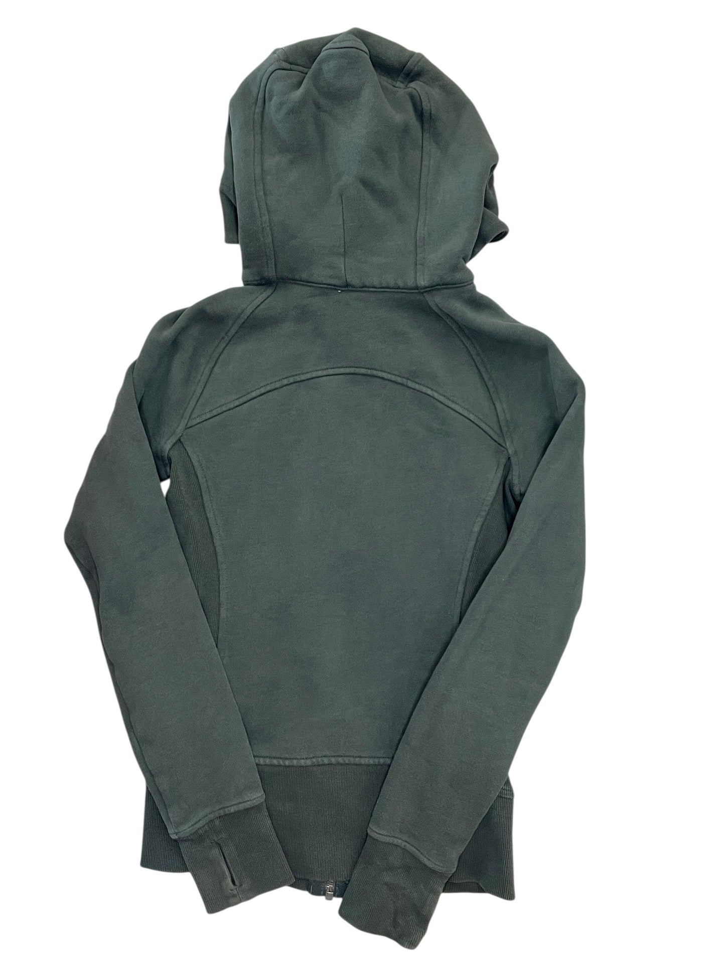 Athletic Jacket By Lululemon In Green, Size:Xs