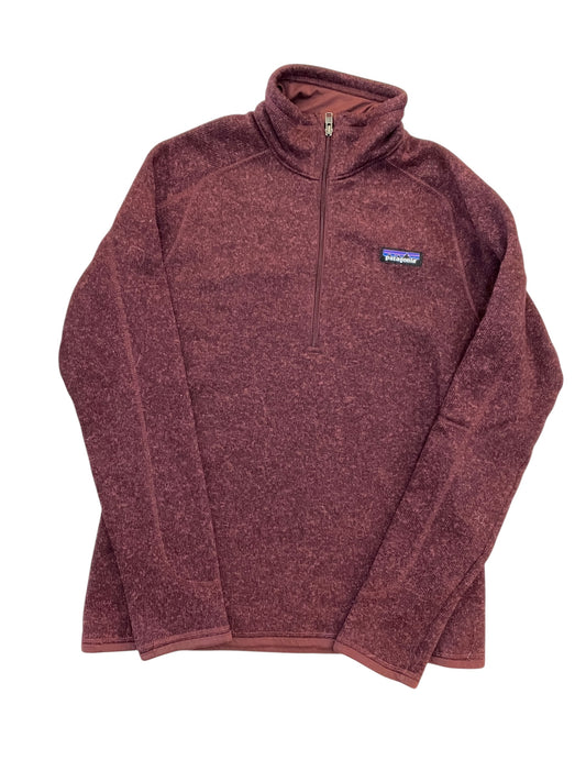 Sweatshirt Collar By Patagonia In Red, Size:M