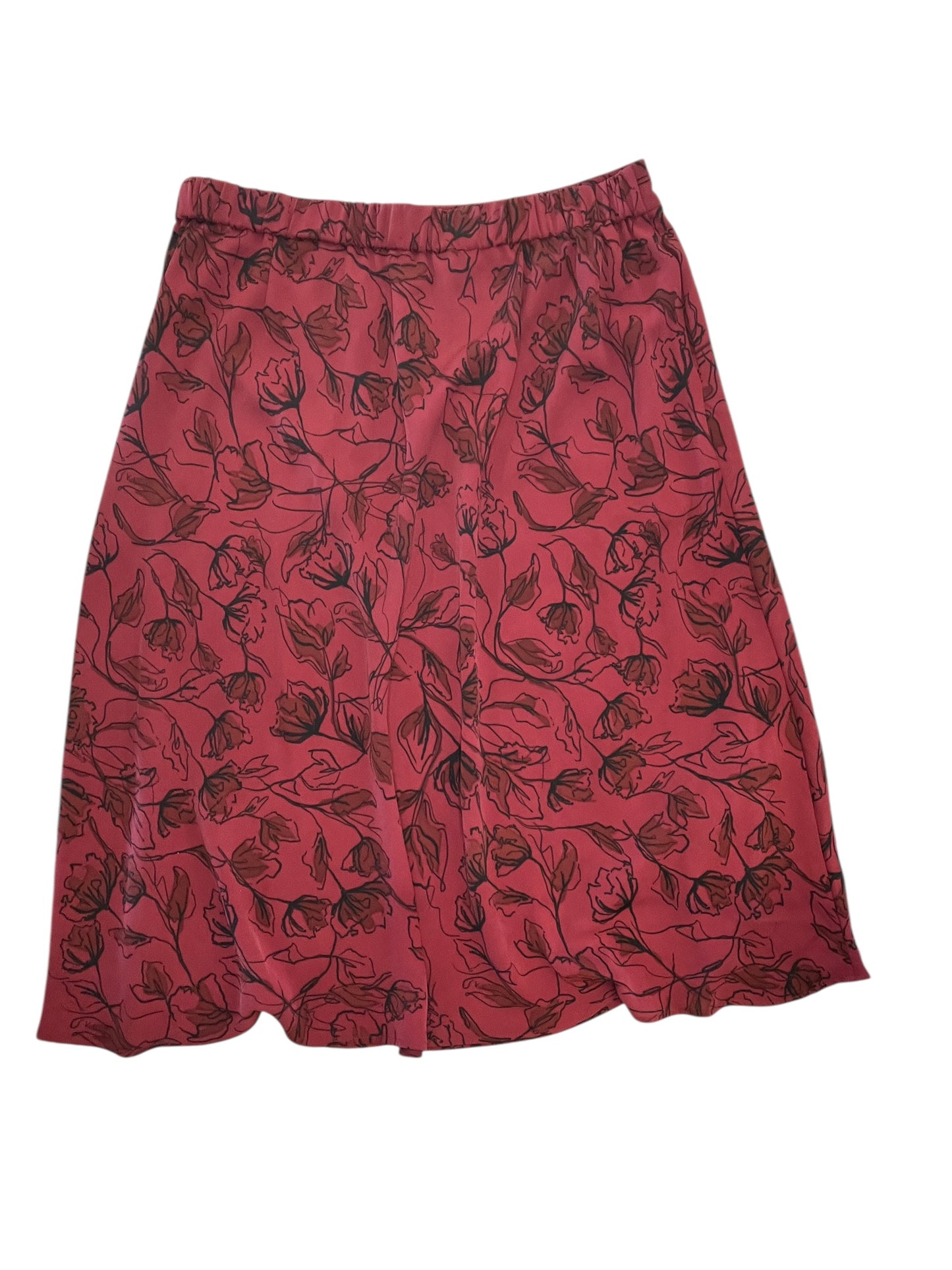 Skirt Midi By Nordstrom In Red, Size:L