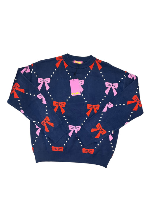 Sweater By Thml In Navy, Size:L