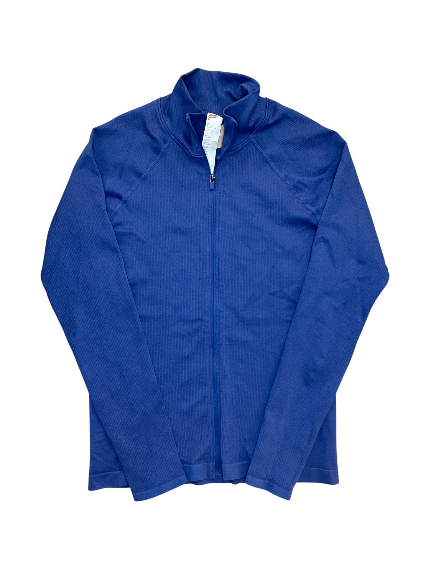 Athletic Jacket By Fabletics In Blue, Size:L